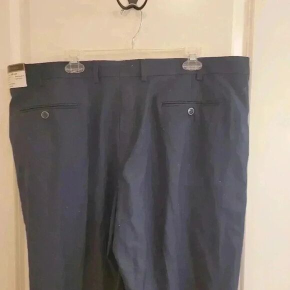 P&L Men's Navy Pleated Front Dress Pants NEW - Picture 5 of 11